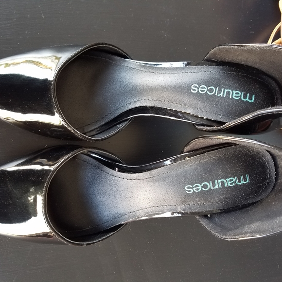 Women's Black Patent Leather Heels - Picture 1 of 4